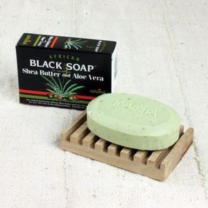 New Black Soap With Shea Butter  & Aloe Vera